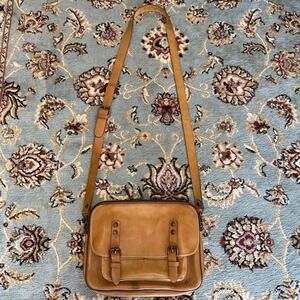 PATRICIA NASH Cognac Cross Body Venezia Messenger Bag ID/Credit Card Slots